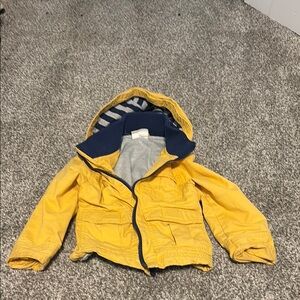 Crazy 8 Yellow and Blue Raincoat with Hood
